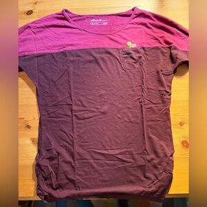 Eddie Bauer Scoop Neck Shirt with Hand Embroidery